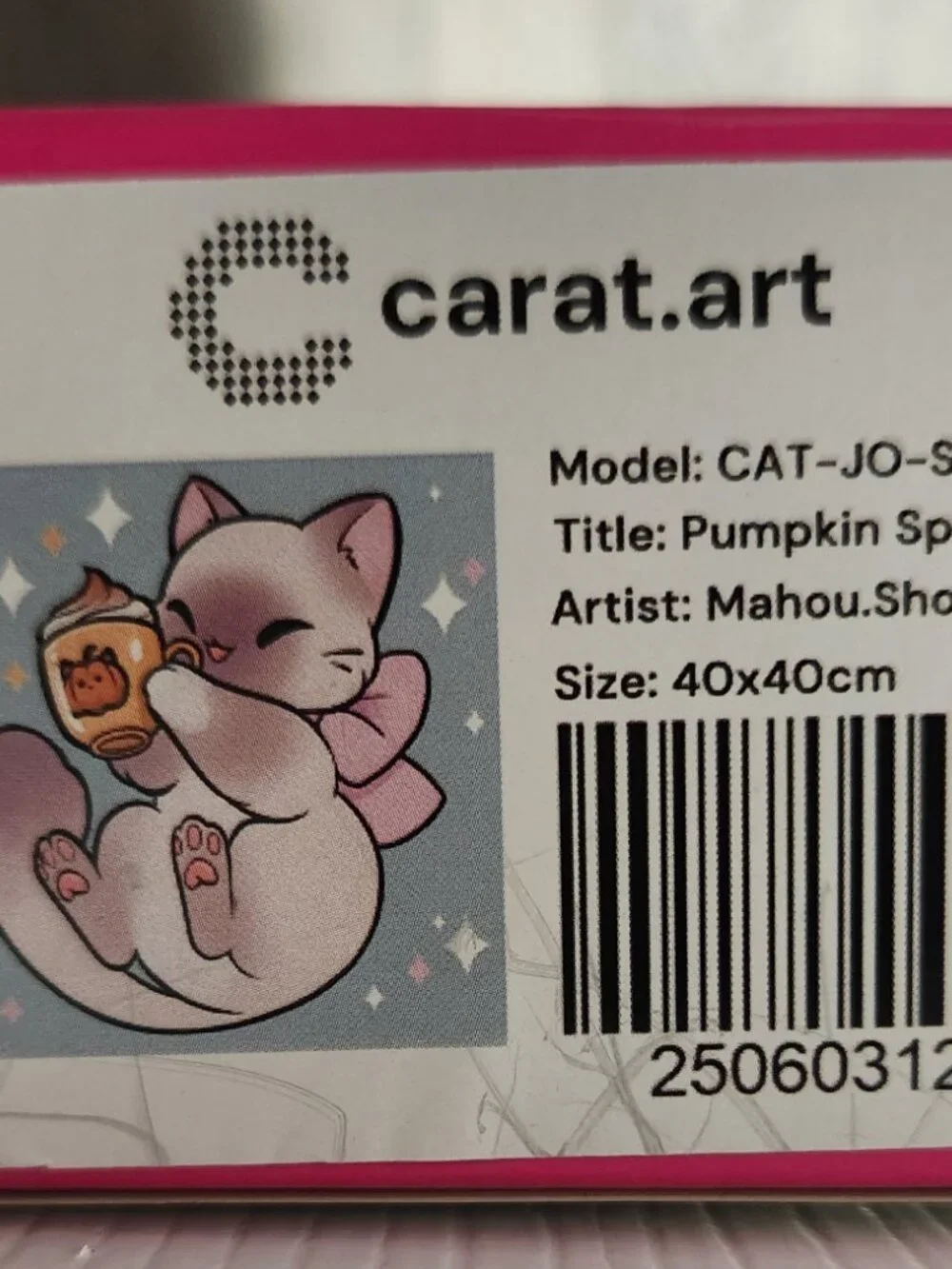 Pumpkin Spice Cat by Mahou_Shoujo from Carat.art (Germany) Diamond Painting NEW